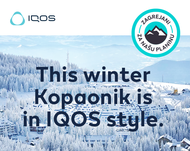 This winter Kopaonik is in IQOS style.